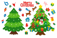 Cargar imagen en el visor de la galería, Árbol Navidad fieltro (32pcs)
