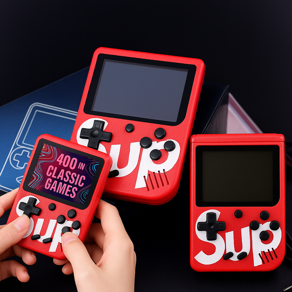 Consola Retro portátil 400 juegos